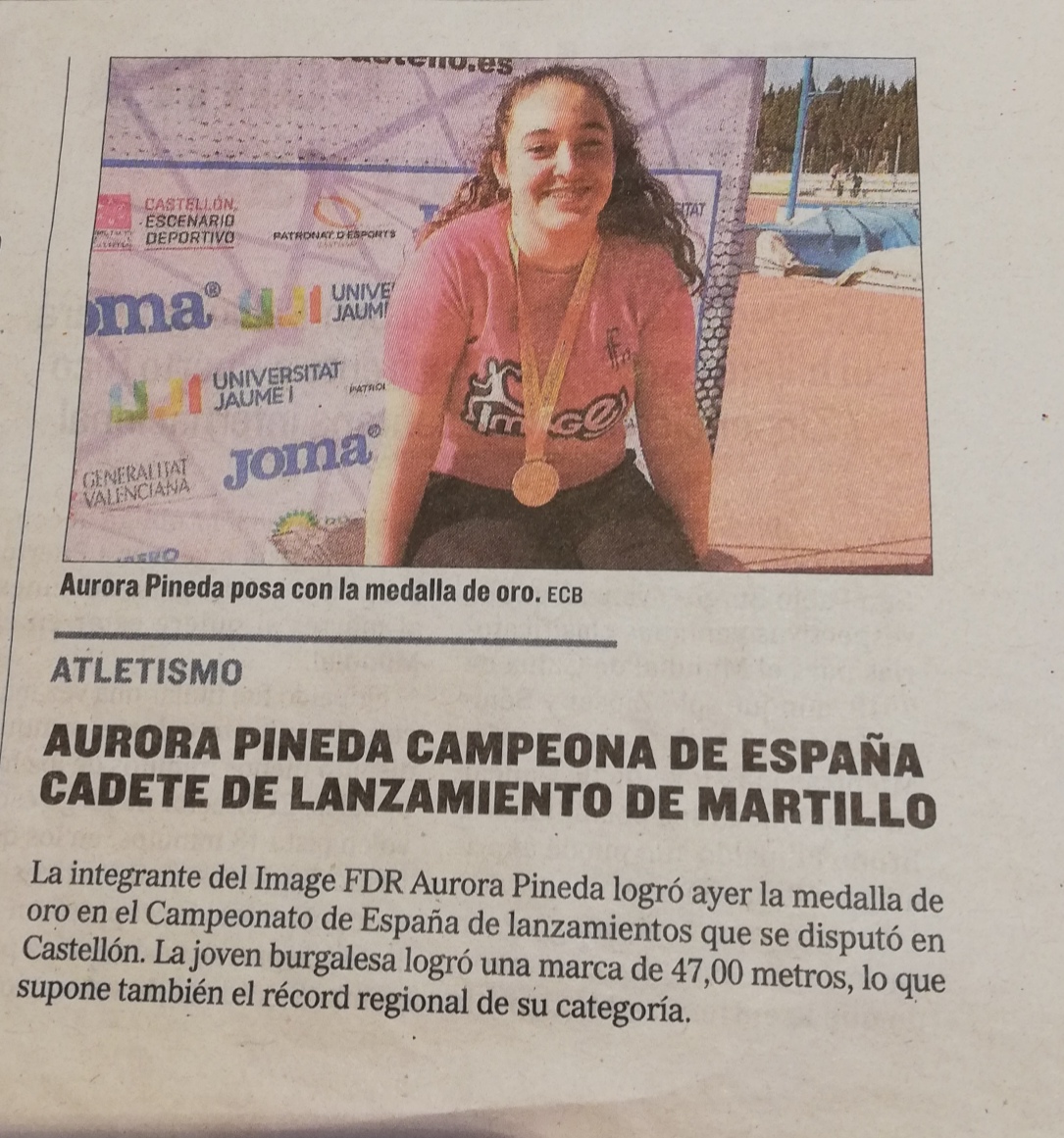 Aurora Pineda Campeona de España